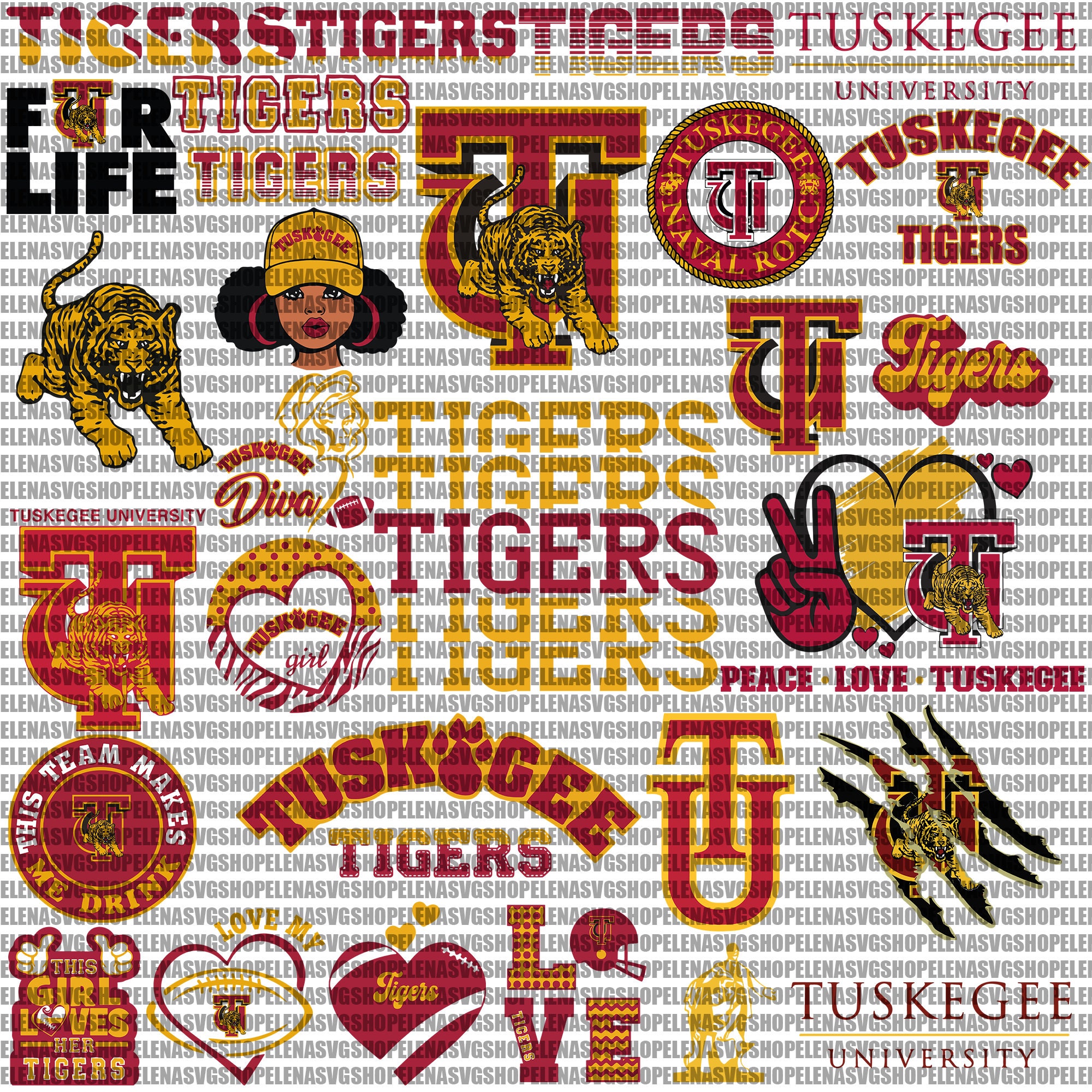 Tuskegee University SVG, Tiger SVG, Football, Mom, College, Basketball ...