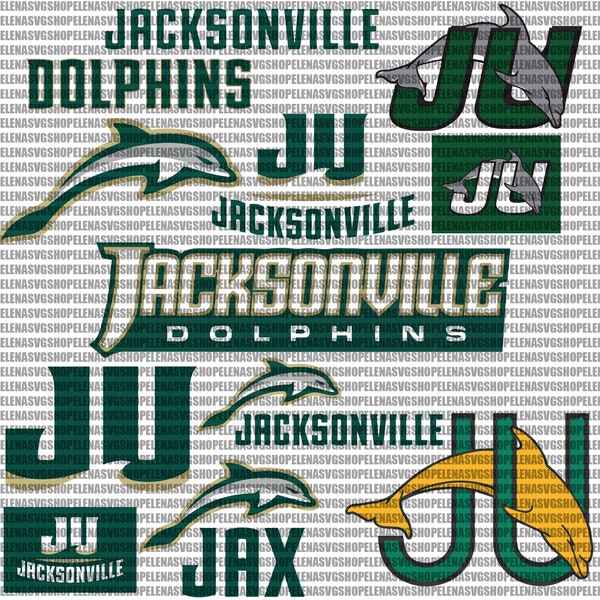 Jacksonville SVG, Dolphins SVG, Game Day, College, University, Athletics, Football, Basketball, Mom, Instant Download.