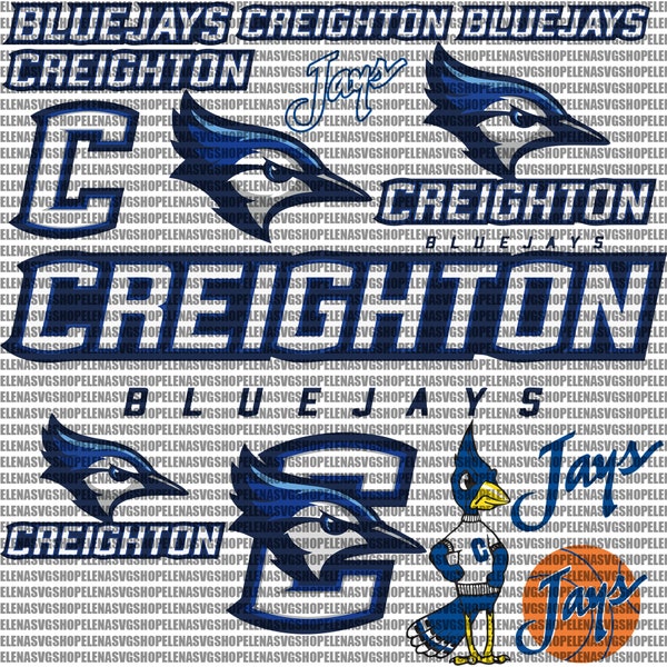 Bluejays SVG, Football Team SVG, Collage, Game Day, Basketball, Athletics, Creighton,Nebraska, Mom, Ready For Cricut, Instant Download.