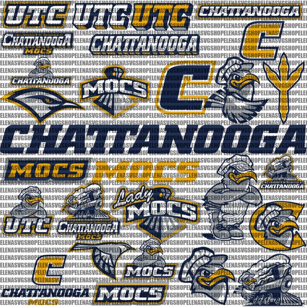 Mocs SVG, Football Team SVG, Collage, Game Day, Basketball, Tenessee Chattanooga, Mom, Ready For Cricut, Instant Download.