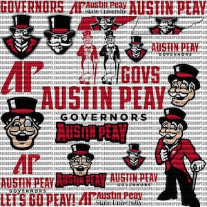 Austin Peay Governor Svg Etsy
