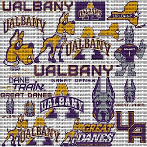 Great Danois SVG, équipe de football SVG, collage, jour de match, basket-ball, Albany, Oualbany, maman, prêt pour la Cricut, téléchargement immédiat.