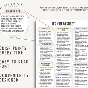 CPT Cheat Sheet, Trauma Therapy Tool, PTSD Worksheet, Mental Health Guide, Therapist Aid, Healing Workbook, Coping Skills, CBT Tools