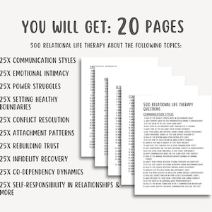 Relational Life Therapy Questions, couples communication prompts, marriage workbook, relationship repair guide intimacy builder trust issues