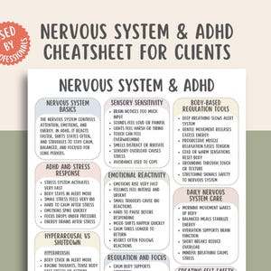 Nervsystemet och ADHD-reglering, ADHD-stödverktyg, Neurodivergenta strategier, ADHD-hanteringsförmåga, Emotionell reglering, Fokushöjare