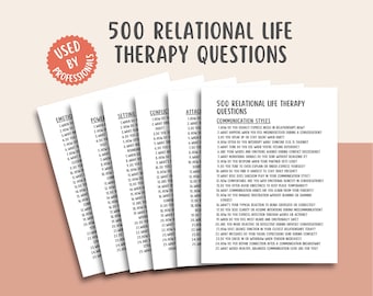 Vragen over relationele levenstherapie, communicatievragen voor stellen, huwelijkswerkboek, gids voor het herstellen van relaties intimiteit opbouwen vertrouwenskwesties