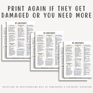 CPT Cheat Sheet, Trauma Therapy Tool, PTSD Worksheet, Mental Health Guide, Therapist Aid, Healing Workbook, Coping Skills, CBT Tools
