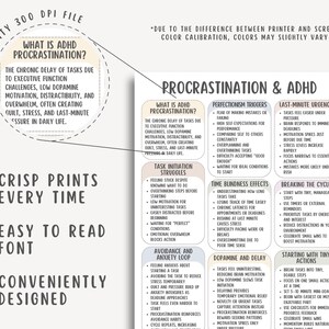 Procrastination Tips For ADHD, ADHD Focus Strategies, ADHD Time Management, Adhd Productivity Hacks, Attention Deficit Task Planning Guide