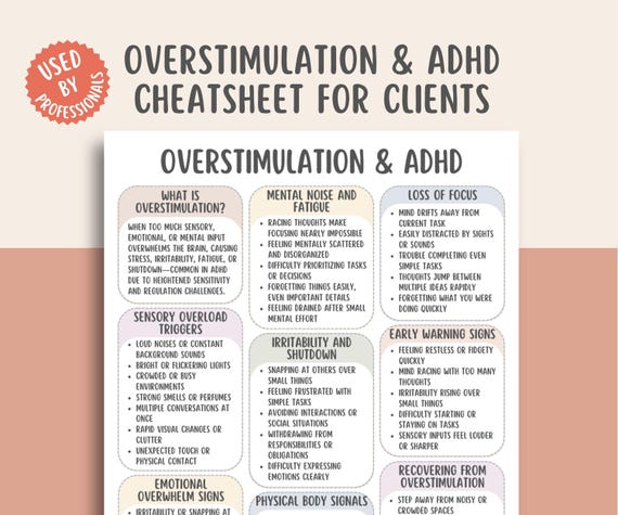 Overstimulation & ADHD Management, Sensory Tools, Neurodivergent Support, ADHD Coping Strategies, Focus And Calm, Emotional Regulation