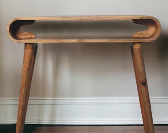 Amaya Chestnut Nordic Style Console Table