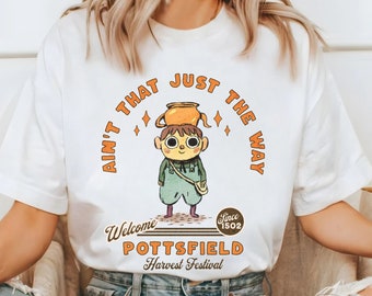 Ain't That Just The Way Vintage Pottsfield Garden Harvest Festival Retro Halloween Vintage Film Character Tee Comfort Colors Fall Goth Shirt