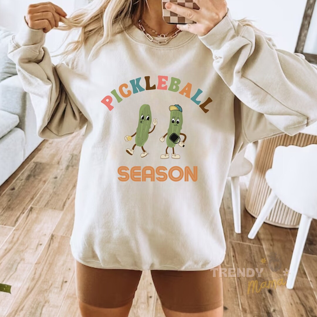 PICKLEBALL SWEATSHIRT - CORAL PINK main image 0