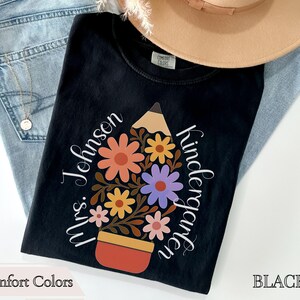 Custom Teacher Shirt Teacher Name Shirt New Teacher Gift Personalized Teacher Appreciation Gifts Back to School Shirt Custom Teacher Gift