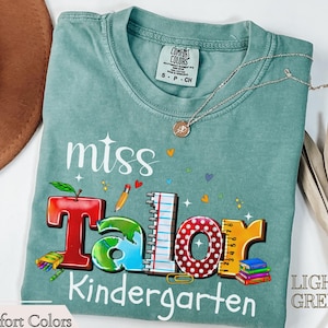 Custom Teacher Shirt Teacher Name Shirt New Teacher Gift Personalized Teacher Appreciation Gifts Back to School Shirt Custom Teacher Gift