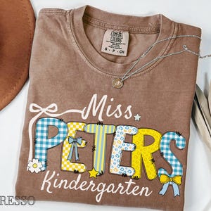 Custom Teacher Shirt Teacher Name Shirt New Teacher Gift Personalized Teacher Appreciation Gifts Back to School Shirt Custom Teacher Gift