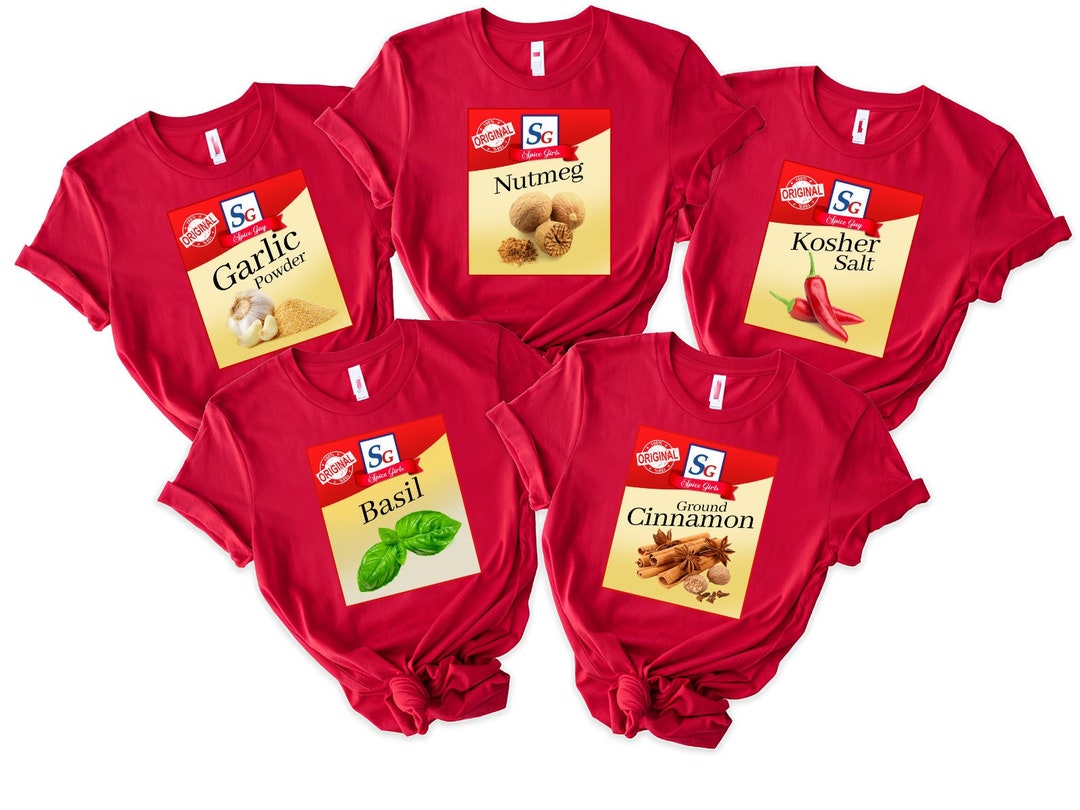 Spice Girl Halloween Costume, Spice Girl Group Shirt,group Matching Halloween Shirt,spice Girl