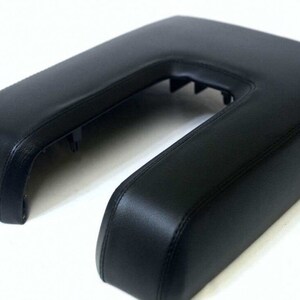 For 2014-2021 Toyota Tundra / Premium PVC Leather Center Console Lid Armrest Upholstery Trim Material Black