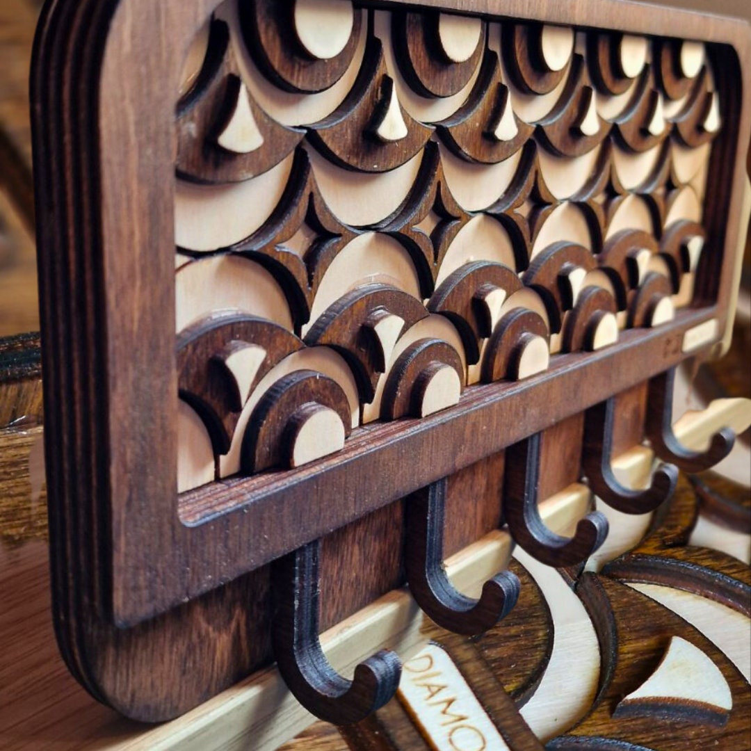 Wooden Key Hander | Perfect Gift for New Home | Unique Gift Wall Art ...