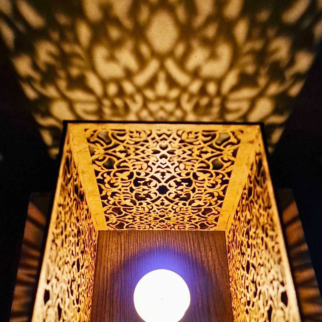 Wooden Candle Holder Template CDR DXF Eps Pdf Plt Ai Etsy