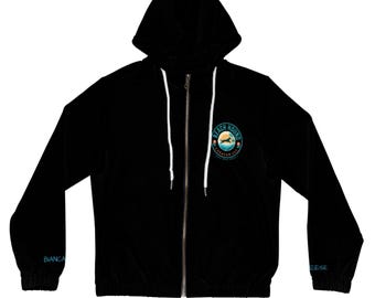 Hoodie met volledige ritssluiting voor dames (AOP)