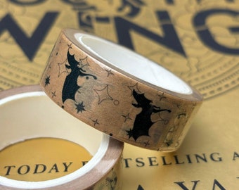 Bookish Washi Tape - Fourth Wing Inspired, Aesthetic Journal Washi, Fantasy Washi, Handmade, Decorative Tape for Scrapbooking & Crafts