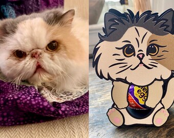 Custom pet Cadbury or Kinder egg holder