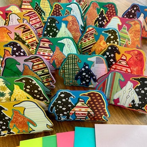 Penguin notecards- set of 5
