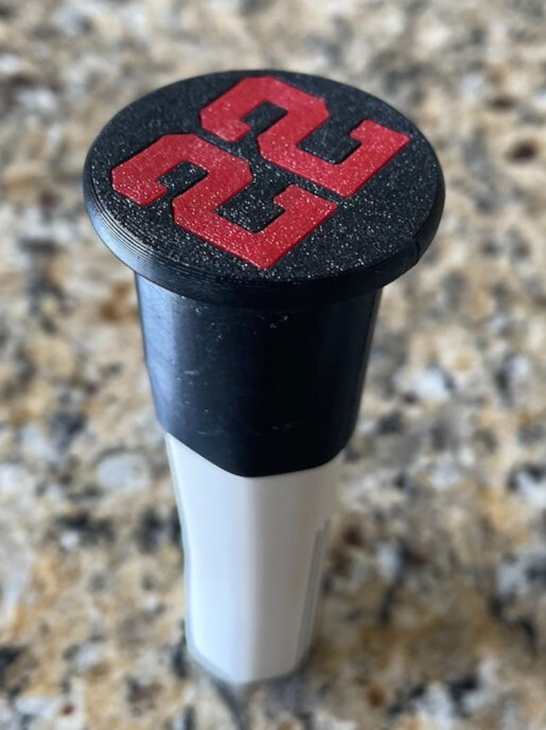 Lacrosse End Cap/butt End With Custom Number - Etsy