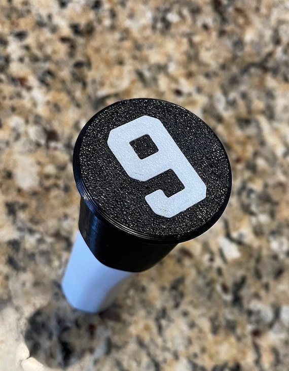 最先端 Lacrosse End Cap/butt End With Custom Number - Etsy 応援グッズ
