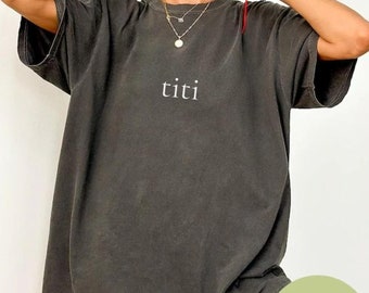 Comfort Colors Titi Shirt, Cool Aunts Club, Auntie Gift