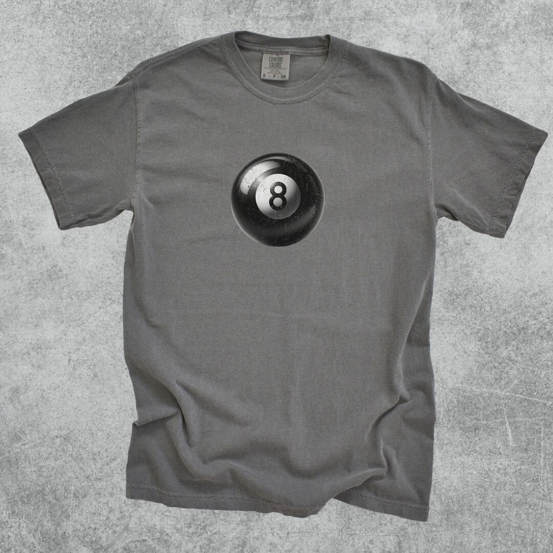 8 Ball T Shirt Billiards Shirt Comfort Colors 8 Ball Lucky Pool 8-ball-t-shirt-billiards-shirt-comfort-colors-8-ball-lucky-pool