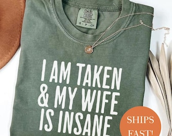 Funny Husband T-Shirt: Witty Spouse, Sarcastic Marriage