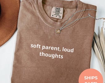 Comfort Colors Gentle Parent Shirt: Funny Mom/Dad Life Graphic Tee