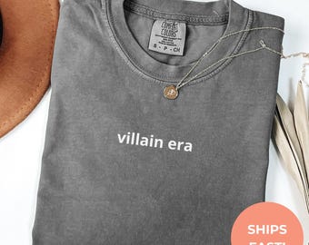 Villain Era Shirt - Sassy Antihero Tee - Unapologetic Chaos Queen