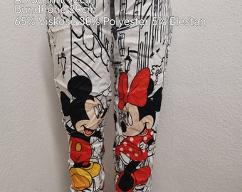 Mickey Mouse Hose Größe 40-44 Einheitsgröße