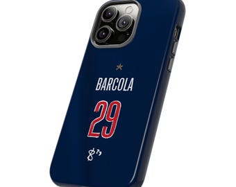 Barcola #29 Jersey Phone Case | PSG Style Football Case iPhone, Samsung Cover