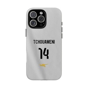Tchouaméni #14 Jersey Phone Case | Real Madrid Style Football Case iPhone, Samsung Cover image 5