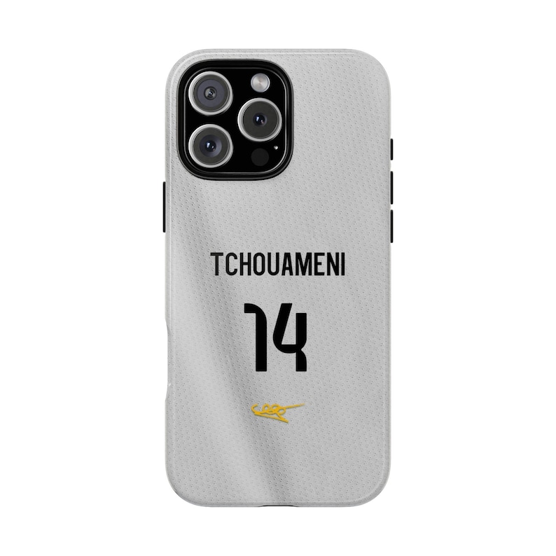 Tchouaméni #14 Jersey Phone Case | Real Madrid Style Football Case iPhone, Samsung Cover image 5