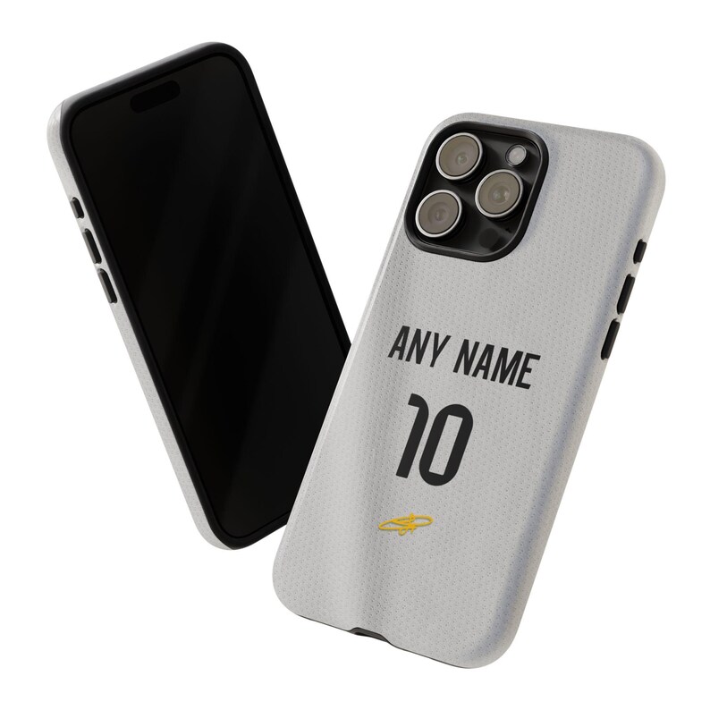Real Madrid Style Custom Name Phone Case | Personalized Football Jersey Case iPhone, Samsung Cover image 3