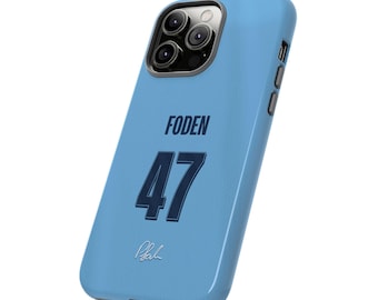 Foden #47 Jersey Phone Case | Man City Style Football Case iPhone, Samsung Cover