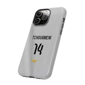 Tchouaméni #14 Jersey Phone Case | Real Madrid Style Football Case iPhone, Samsung Cover image 1