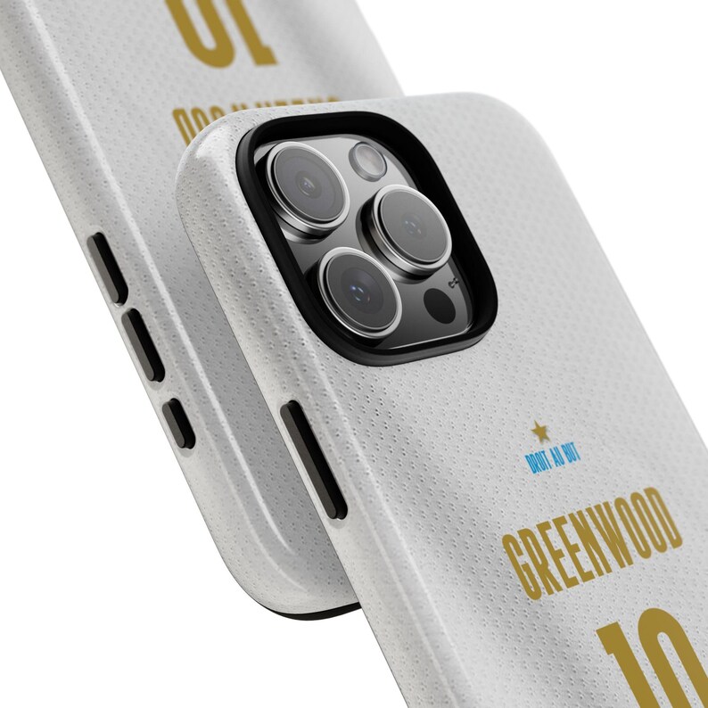 Greenwood #10 Jersey Phone Case | Marseille Style Football Case iPhone, Samsung Cover image 2