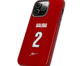 Saliba #2 Jersey Phone Case | Arsenal Style Football Case iPhone, Samsung Cover