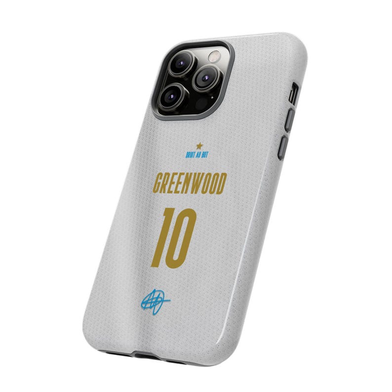 Greenwood #10 Jersey Phone Case | Marseille Style Football Case iPhone, Samsung Cover image 1