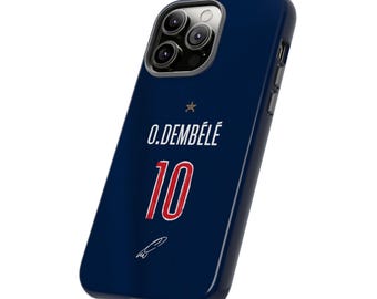 O.Dembélé #10 Jersey Phone Case | PSG Style Football Case iPhone, Samsung Cover