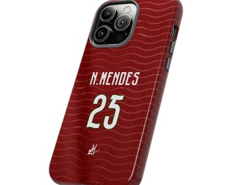 N. Mendes #25 Jersey Phone Case | Portugal Style Football Case iPhone, Samsung Cover