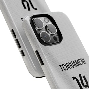 Tchouaméni #14 Jersey Phone Case | Real Madrid Style Football Case iPhone, Samsung Cover image 2