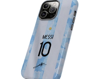 Messi #10 Jersey Phone Case | Argentina Style Football Case iPhone, Samsung Cover
