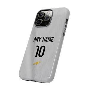 Real Madrid Style Custom Name Phone Case | Personalized Football Jersey Case iPhone, Samsung Cover image 1