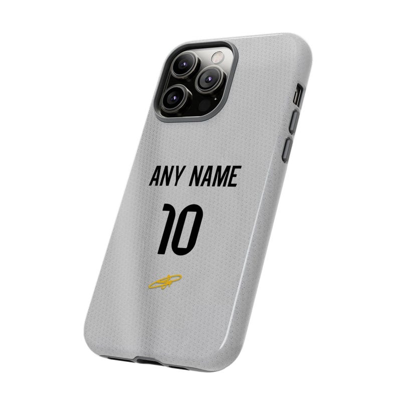 Real Madrid Style Custom Name Phone Case | Personalized Football Jersey Case iPhone, Samsung Cover image 1
